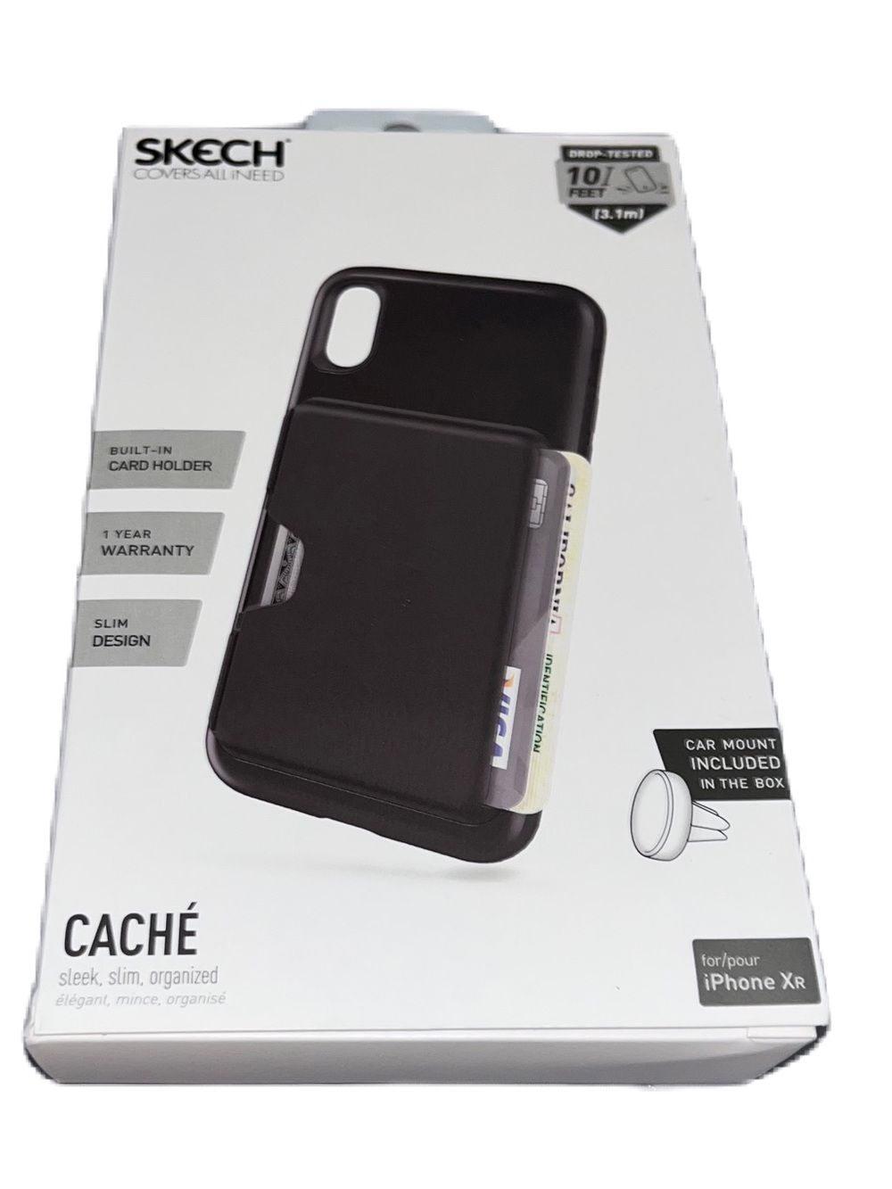 New Skech Cache Compact Protective Wallet Case for Apple iPhone XR